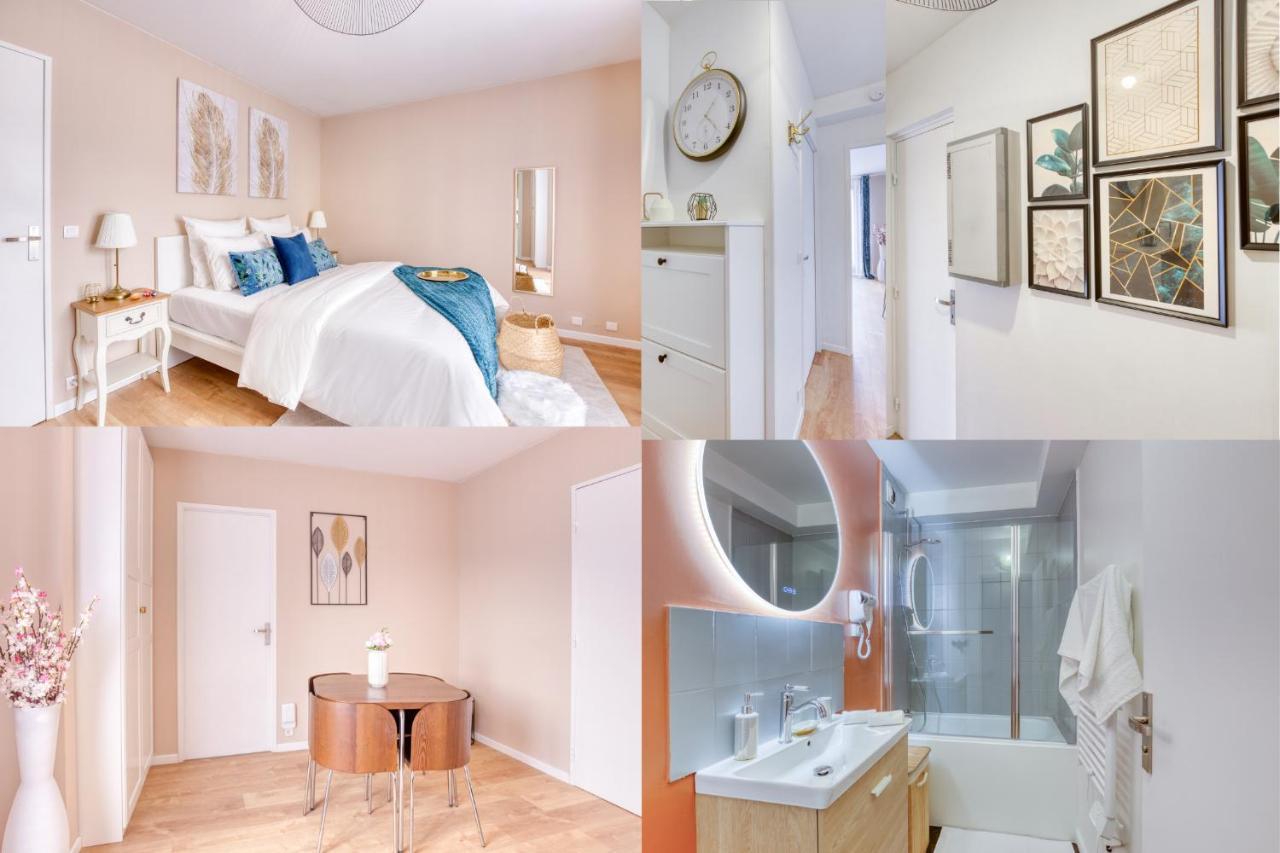 Studio Hotel - Lit King Size - Parking - Wifi - Proche Cdg Livry-Gargan Exteriér fotografie